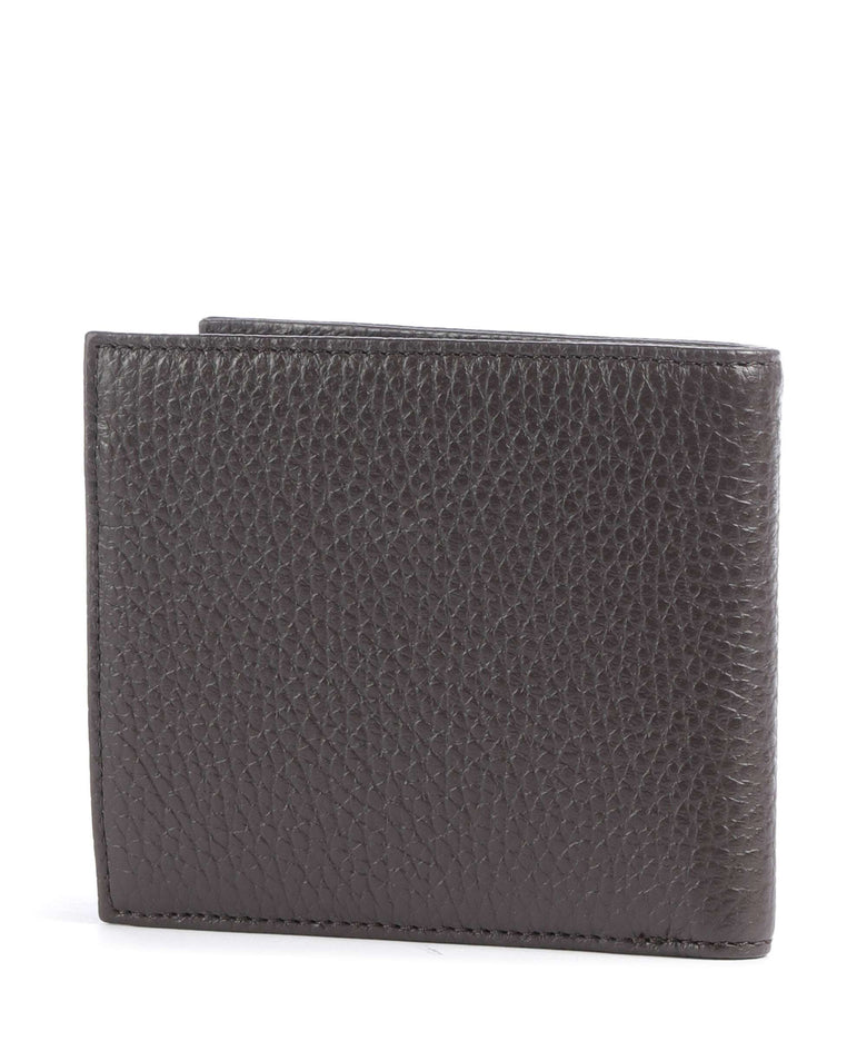 Emporio Armani Business Regenerated Wallet black coffee