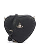 Vivienne Westwood Heart Saffiano Biogreen Mini Olkalaukku black