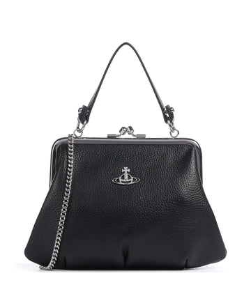 Vivienne Westwood Granny Frame Grain Olkalaukku black