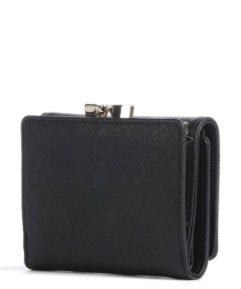 Vivienne Westwood Frame Saffiano Small Wallet black