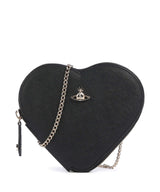 Vivienne Westwood Saffiano Heart Crossbody bag black
