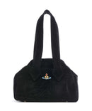 Vivienne Westwood Archive Velvet Medium Käsilaukku black