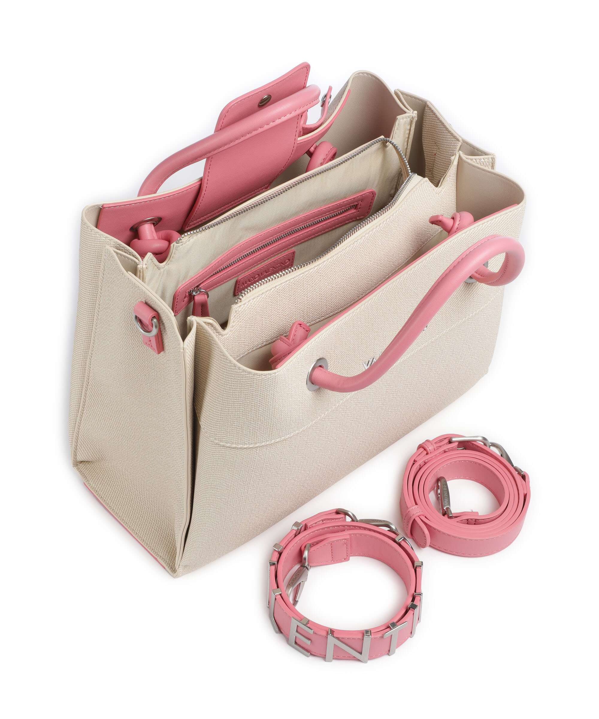 Valentino Bags Alexia Summer Handbag naturale/rosa
