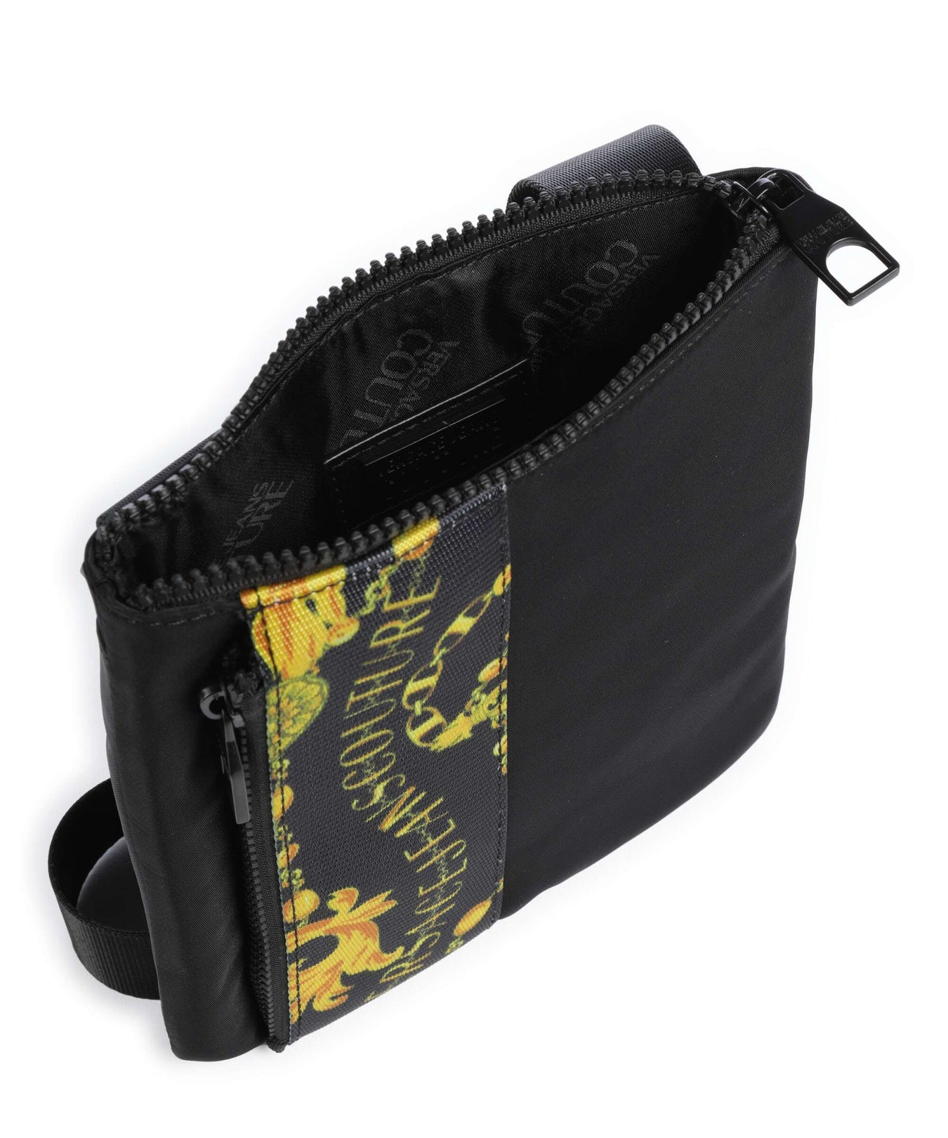 Versace Jeans Couture Iconic Logo Crossbody bag black/gold