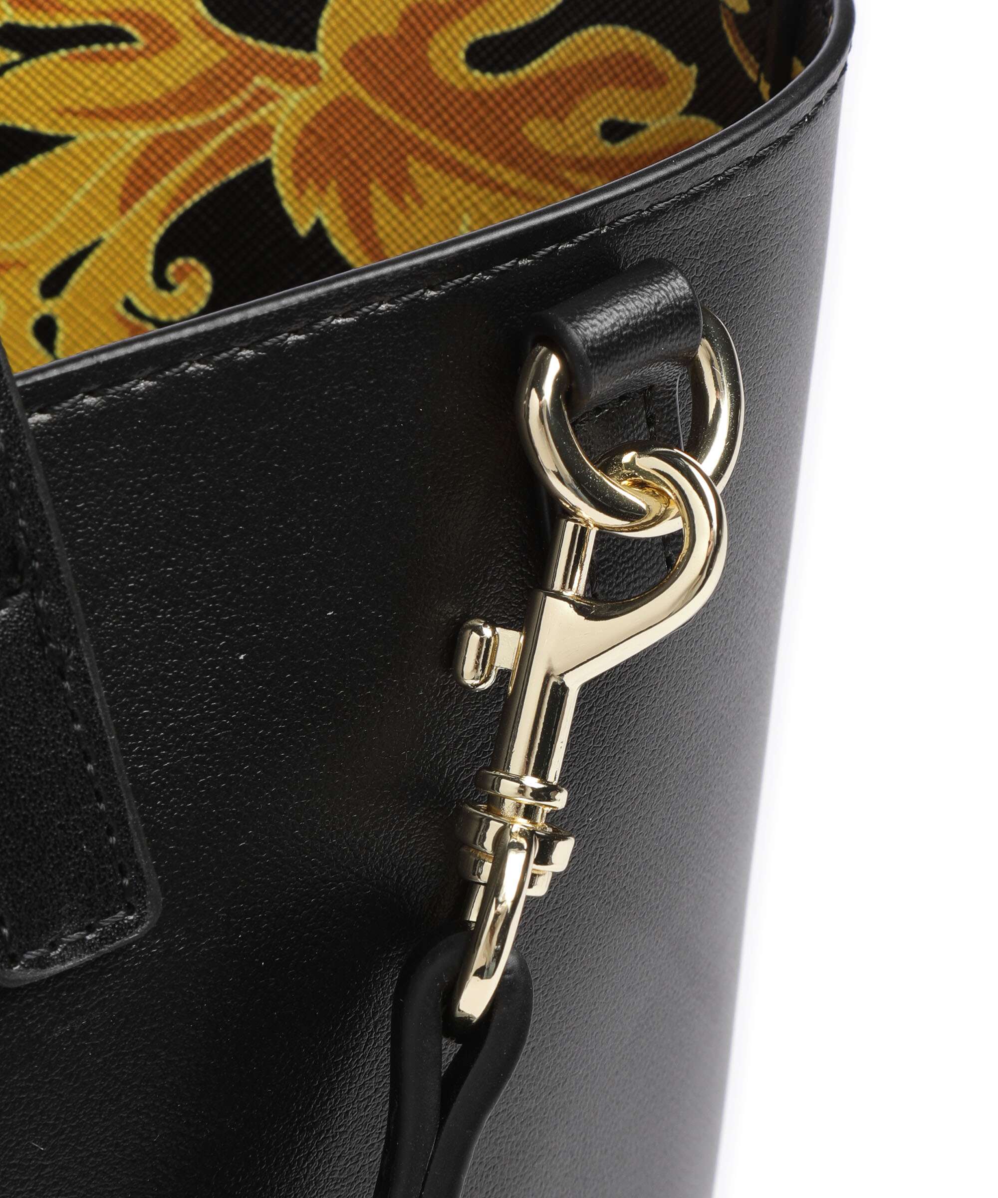 Versace Jeans Couture Reversible Shopper Handbag black/gold