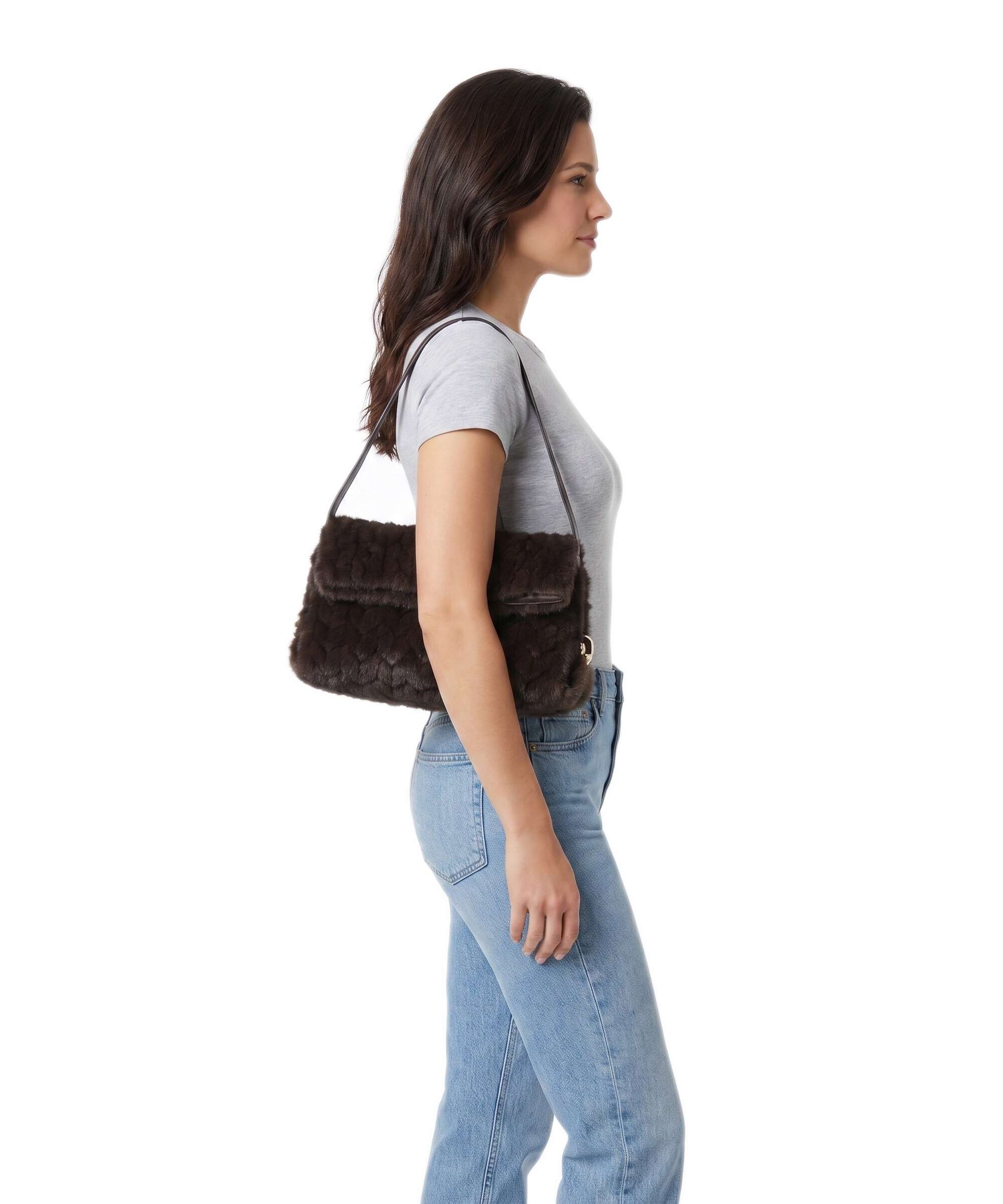 Liu Jo Riccy M Shoulder bag deep brown