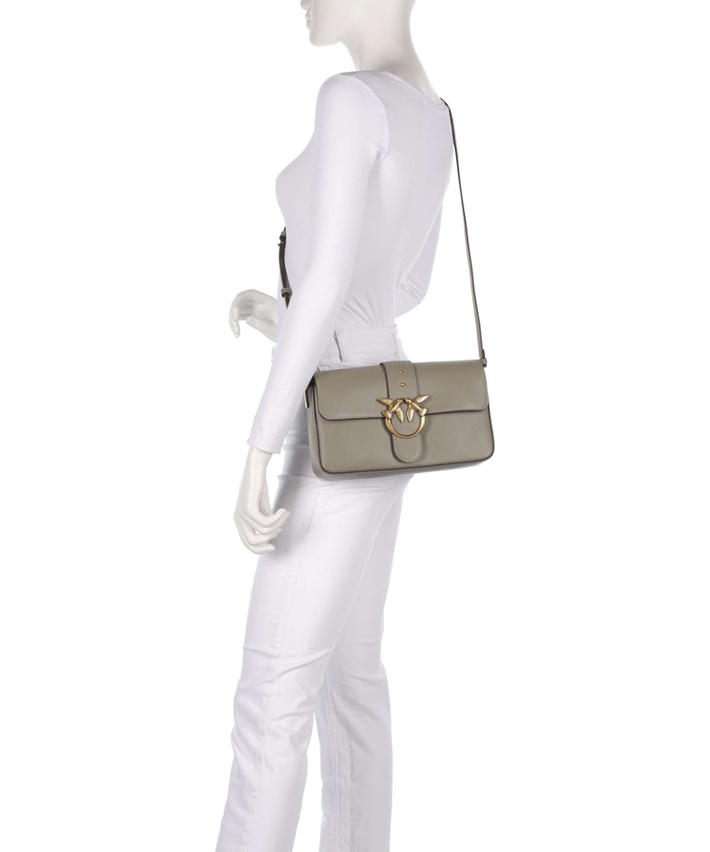 Pinko Love One Classic Slouchy Shoulder bag noce/antique gold