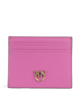 Pinko Maksukorttikotelo rosa flogo/antique gold