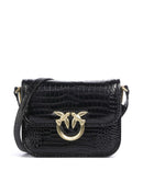 Pinko Love Box Mini Olkalaukku nero limousine/matt gold