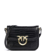 Pinko Love Box Mini Olkalaukku nero limousine/matt gold