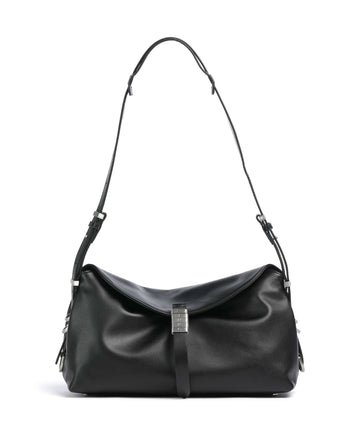 Pinko Saddle Olkalaukku nero limousine/matt silver