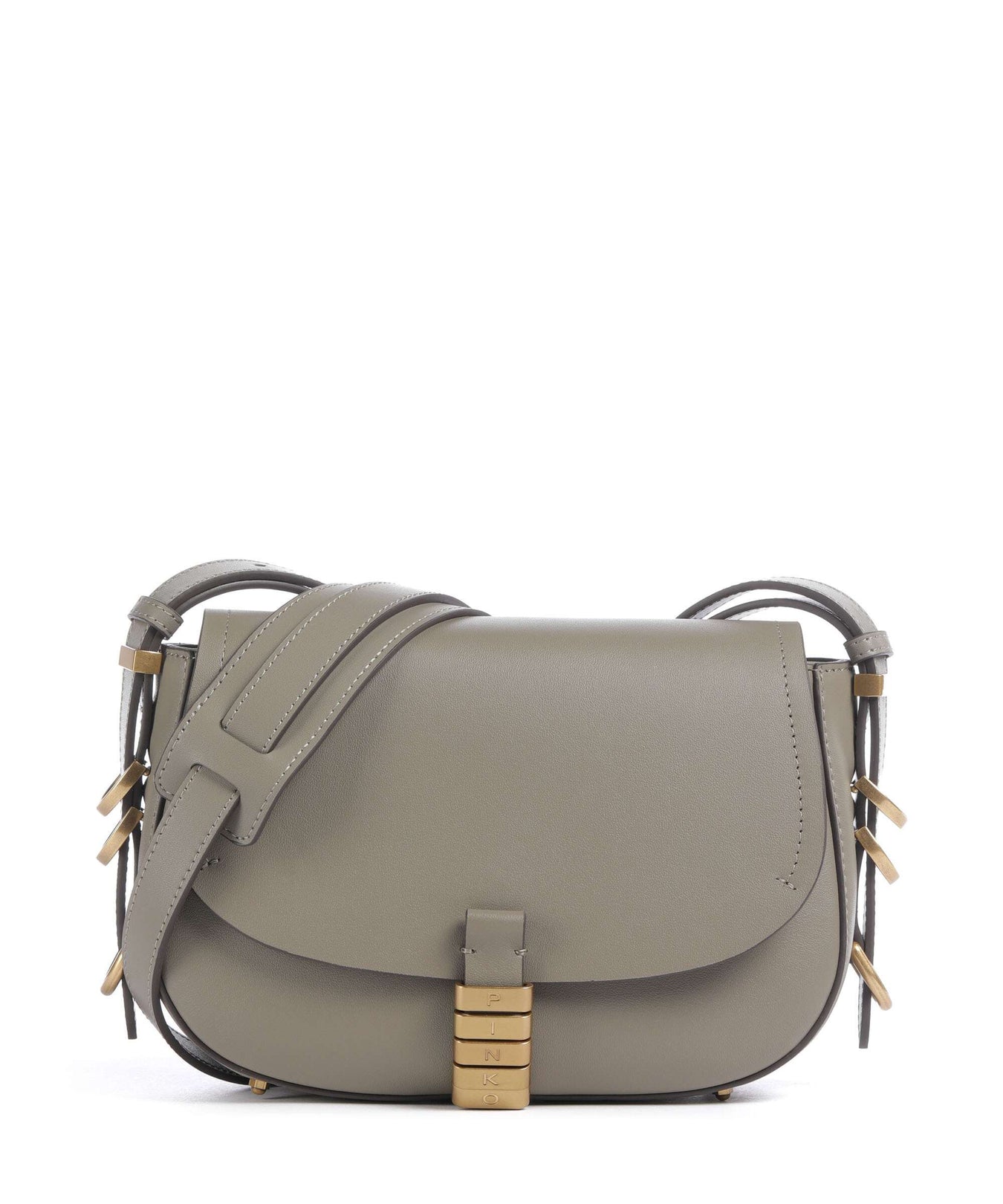 Pinko Saddle Mini Crossbody bag noce/antique gold