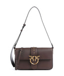 Pinko Love One Classic Slouchy Olkalaukku marrone castano/antique gold