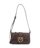 Pinko Love One Mini Slouchy Olkalaukku marrone castano/antique gold