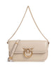 Pinko Love Box Baguette Olkalaukku beige/grigio fumo/antique gold