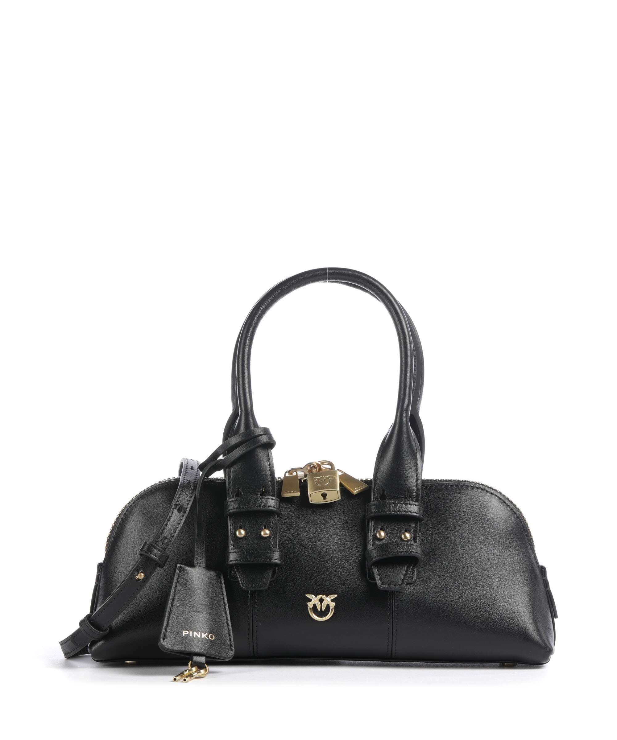 Pinko Bowling Horizontal Handbag nero limousine/matt gold