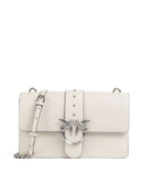 Pinko Love One Classic Olkalaukku bianco seta/old silver