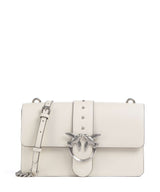 Pinko Love One Classic Olkalaukku bianco seta/old silver