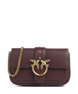 Pinko Love One Pocket Lompakko cioccolato amaro/antique gold