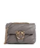 Pinko Love Puff Mini Olkalaukku grigio asfalto/antique gold
