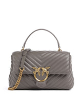 Pinko Love Lady Puff Classic Käsilaukku grigio asfalto/antique gold