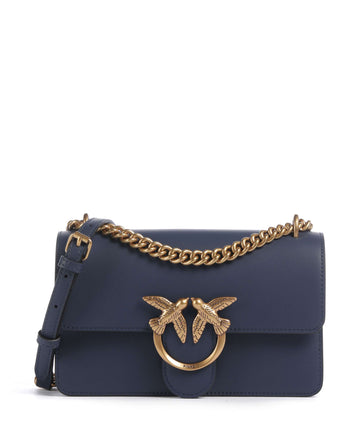 Pinko Love One Mini Olkalaukku blu indaco ombroso/antique gold