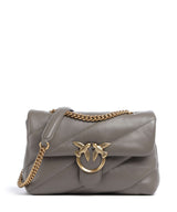 Pinko Love Puff Classic Olkalaukku grigio asfalto/antique gold