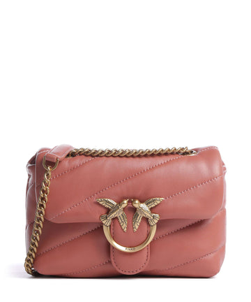 Pinko Love Puff Baby Olkalaukku marrone aragona/antique gold