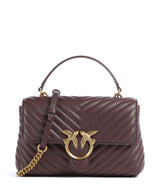 Pinko Love Lady Puff Classic Käsilaukku cioccolato amaro/antique gold
