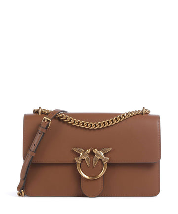 Pinko Love One Classic Olkalaukku marrone/leone/antique gold