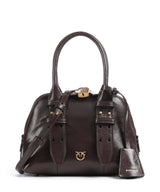 Pinko Bowling Mini Käsilaukku rosso mogano/antique gold