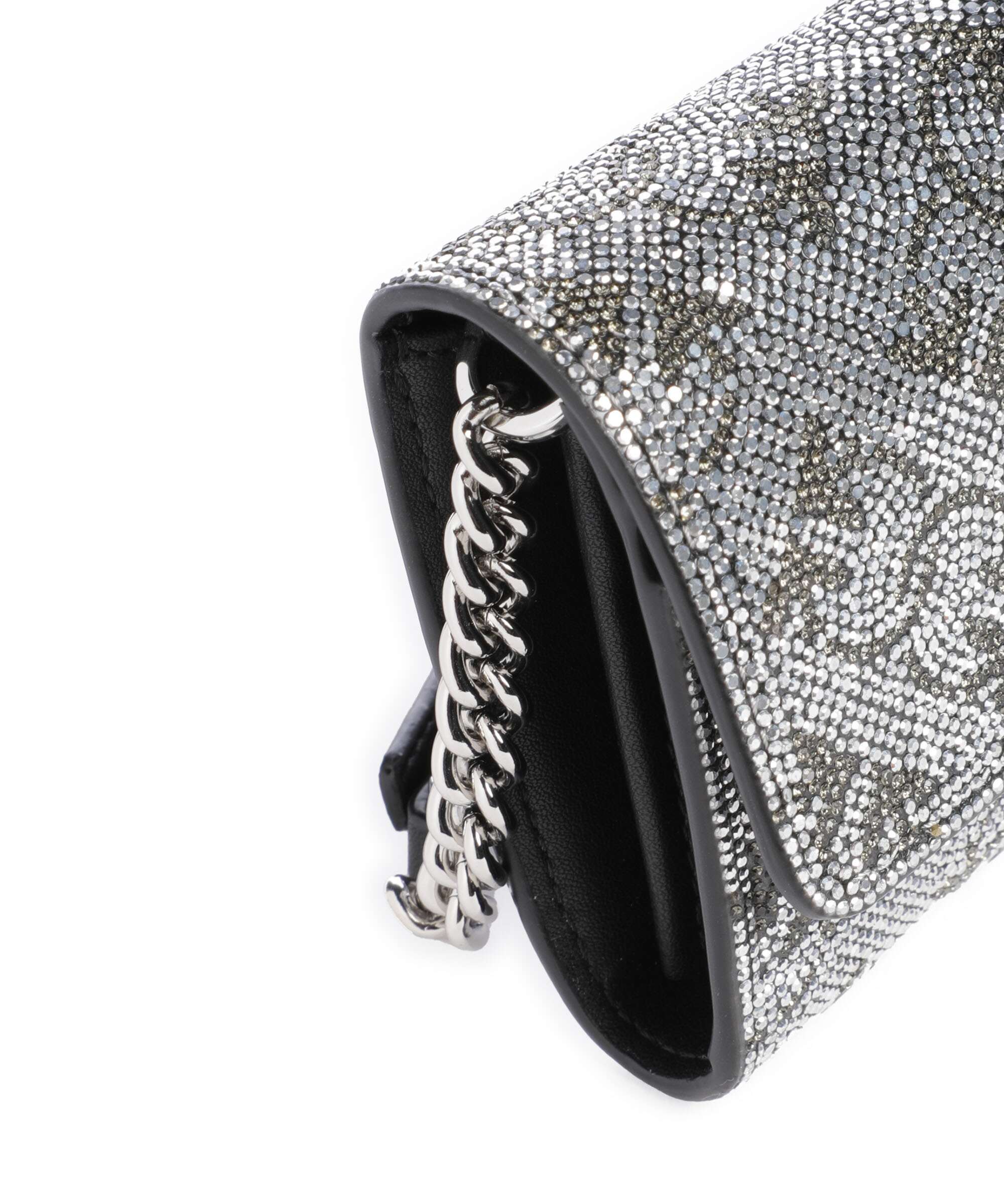 Pinko Love Birds Tiny Crossbody bag argento/nickel lucido