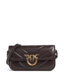 Pinko Love Box Baguette Olkalaukku rosso mogano/antique gold