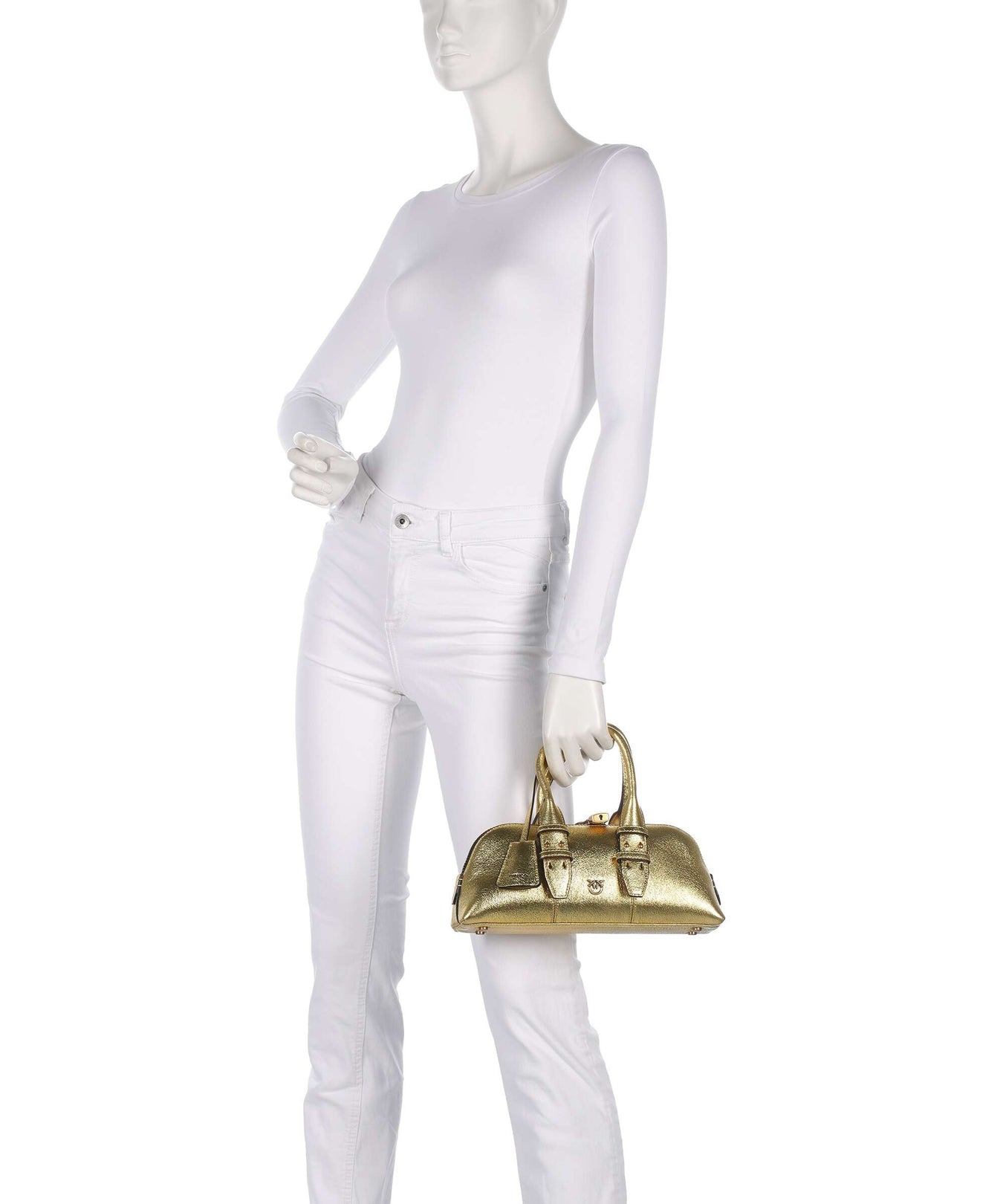 Pinko Bowling Horizontal Handbag oro/antique gold