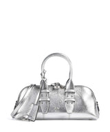 Pinko Bowling Baguette Käsilaukku argento/nickel lucido