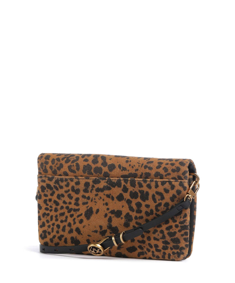 Pinko Click Soft Mini Crossbody bag maculato/marrone/antique gold