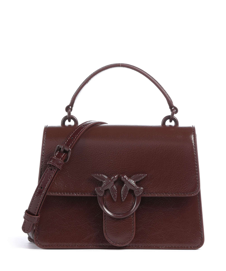 Pinko Love One Mini Handbag burgundy wine