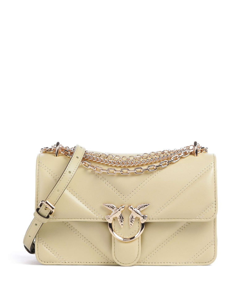 Pinko Love One Mini Shoulder bag giallo pastinaca/gold mordore