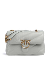 Pinko Love Puff Classic Olkalaukku grigio perla/antique gold