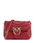 Pinko Love Puff Baby Shoulder bag rosso scuro/antique gold