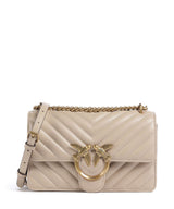Pinko Love One Mini Olkalaukku beige/grigio fumo/antique gold