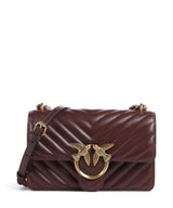 Pinko Love One Mini Olkalaukku burgundy wine/antique gold