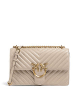 Pinko Love One Classic Olkalaukku beige/grigio fumo/antique gold