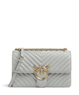 Pinko Love One Classic Olkalaukku grigio perla/antique gold