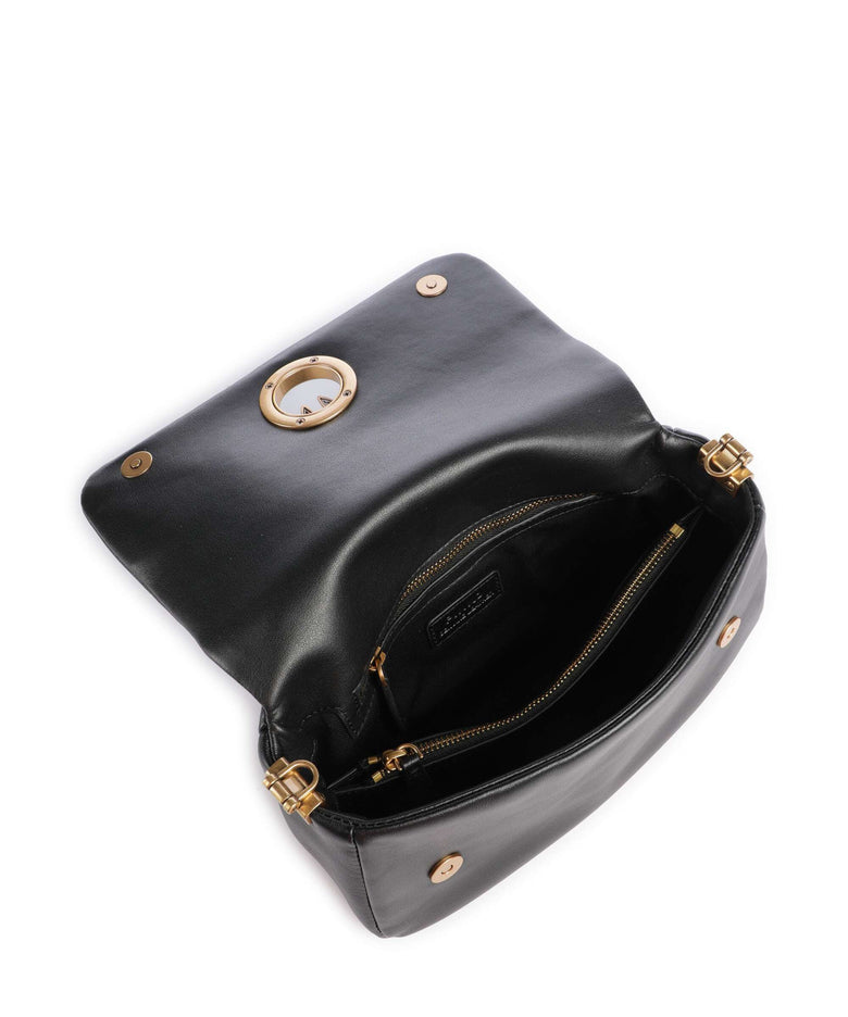 Pinko Click Soft Horizontal Mini Crossbody bag nero/antique gold