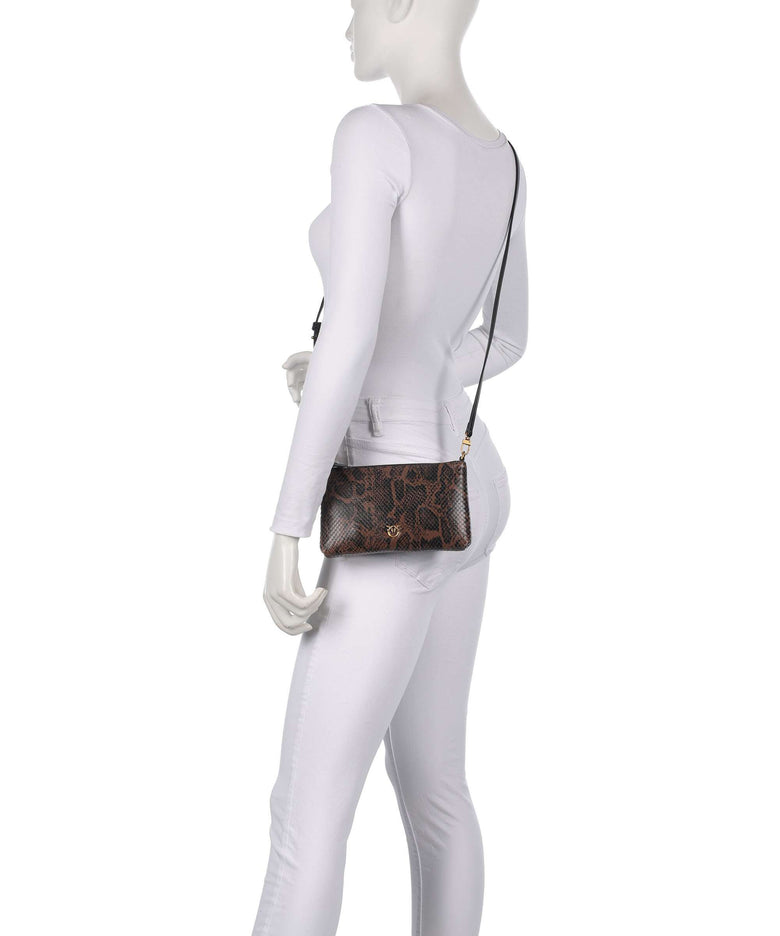 Pinko Flat Mini Crossbody bag roccia/marrone/antique gold