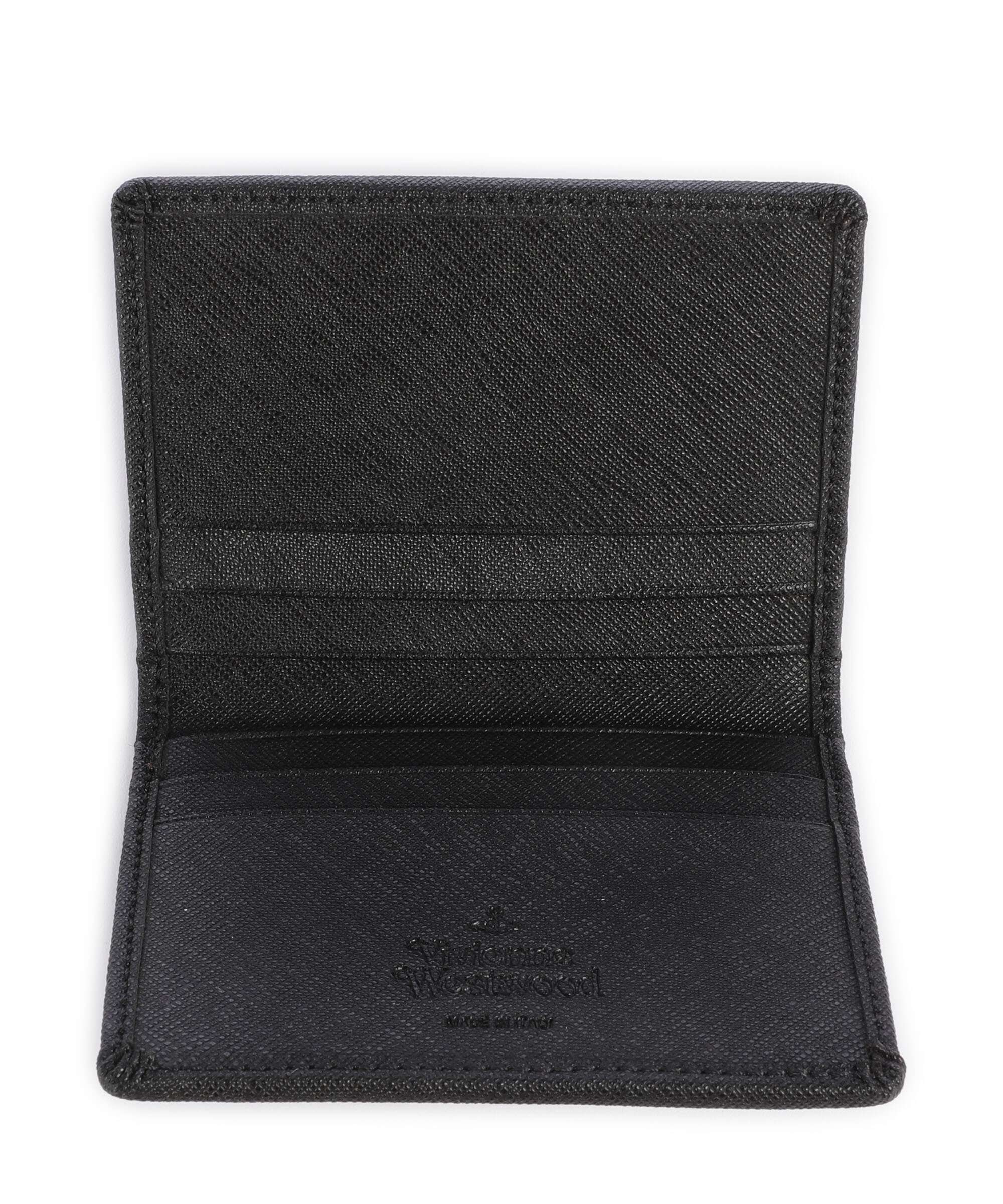 Vivienne Westwood Saffiano Credit card holder black