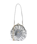 Vivienne Westwood Rosie Frame Metallic Crinkle Olkalaukku silver