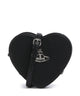 Vivienne Westwood Louise Heart Grain Olkalaukku black