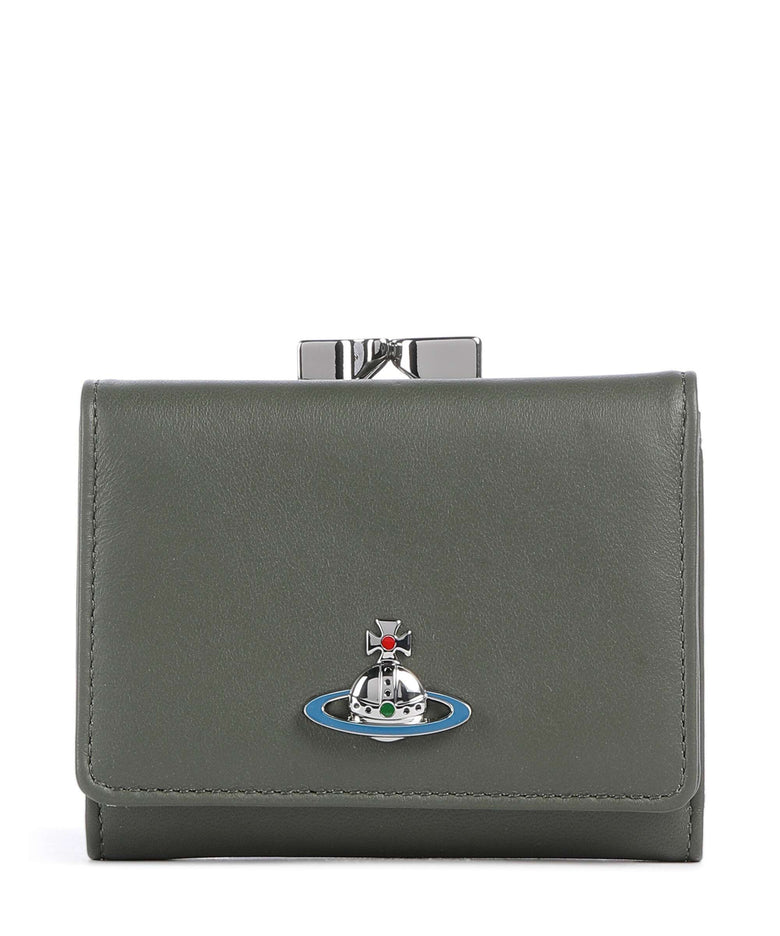 Vivienne Westwood Frame Nappa Small Wallet green